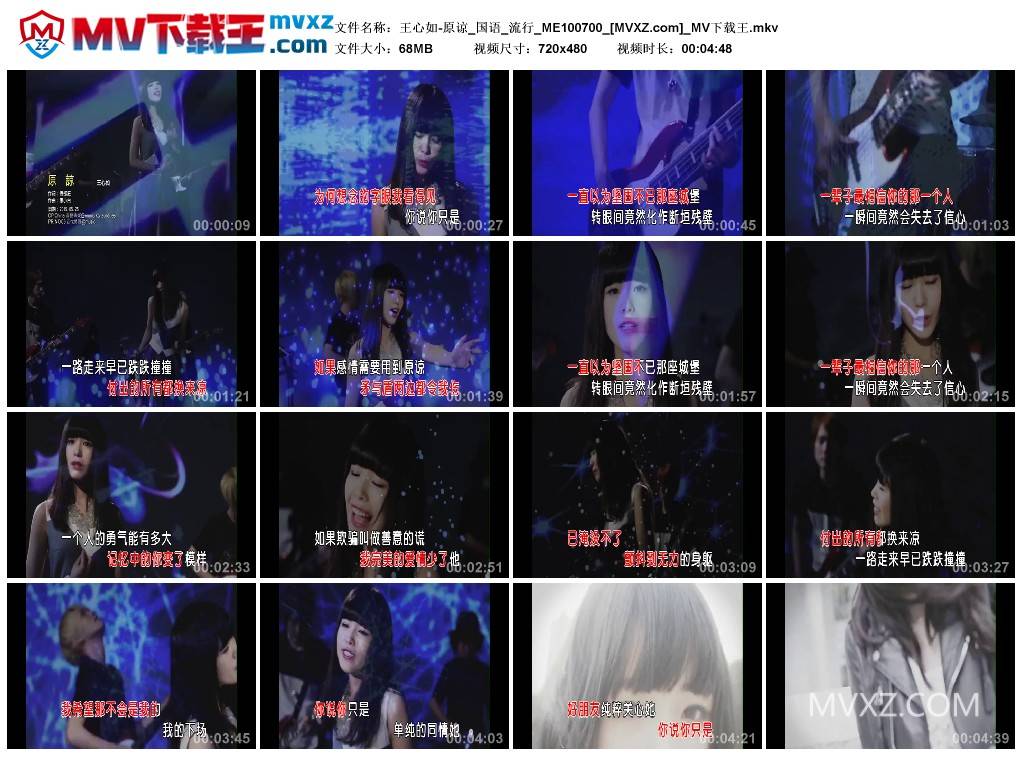 王心如-原谅_国语_流行_ME100700